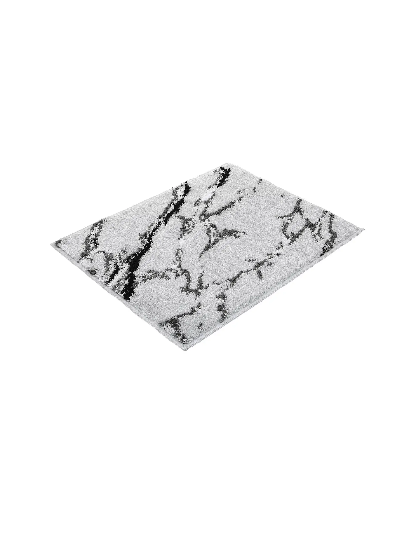 VOSSEN | Badteppich VOSSEN MARBLE 60x100cm Tibet | hellgrau